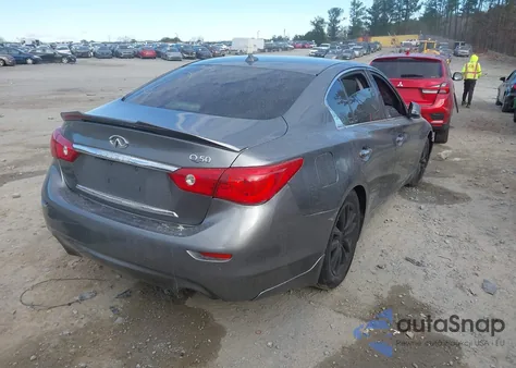 2014 Infiniti Q50 Premium из США, поврежденный, VIN JN1BV7AP1EM681691